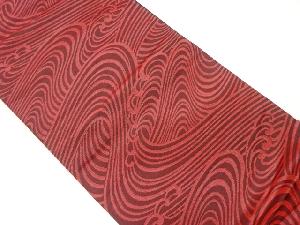 荒波模様織出し袋帯